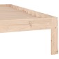 vidaXL Massivholzbett 135x190 cm vidaXL Massivholzbett 135x190 cm