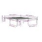 vidaXL Massivholzbett 135x190 cm vidaXL Massivholzbett 135x190 cm
