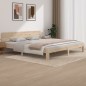 vidaXL Massivholzbett Kiefer 200x200 cm vidaXL Massivholzbett Kiefer 200x200 cm