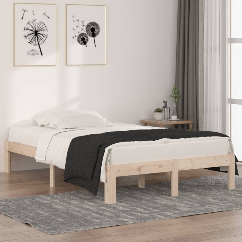vidaXL Massivholzbett 120x190 cm vidaXL Massivholzbett 120x190 cm