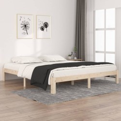 vidaXL Massivholzbett 180x200 cm