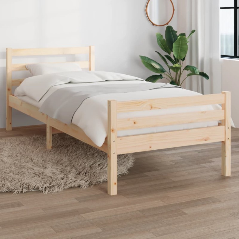 vidaXL Massivholzbett 75x190 cm vidaXL Massivholzbett 75x190 cm