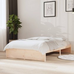 vidaXL Massivholzbett 120x190 cm