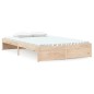 vidaXL Massivholzbett 120x190 cm vidaXL Massivholzbett 120x190 cm