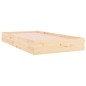 vidaXL Massivholzbett 100x200 cm vidaXL Massivholzbett 100x200 cm