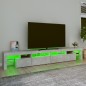 vidaXL TV-Schrank mit LED-Leuchten Betongrau 260x36,5x40 cm vidaXL TV-Schrank mit LED-Leuchten Betongrau 260x36,5x40 cm