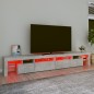 vidaXL TV-Schrank mit LED-Leuchten Betongrau 260x36,5x40 cm vidaXL TV-Schrank mit LED-Leuchten Betongrau 260x36,5x40 cm