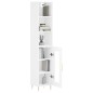 vidaXL Highboard Weiß 34,5x34x180 cm Holzwerkstoff vidaXL Highboard Weiß 34,5x34x180 cm Holzwerkstoff