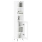 vidaXL Highboard Weiß 34,5x34x180 cm Holzwerkstoff vidaXL Highboard Weiß 34,5x34x180 cm Holzwerkstoff