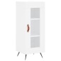 vidaXL Highboard Weiß 34,5x34x180 cm Holzwerkstoff vidaXL Highboard Weiß 34,5x34x180 cm Holzwerkstoff