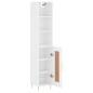 vidaXL Highboard Weiß 34,5x34x180 cm Holzwerkstoff vidaXL Highboard Weiß 34,5x34x180 cm Holzwerkstoff