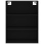 vidaXL Highboard Schwarz 69,5x34x180 cm Holzwerkstoff vidaXL Highboard Schwarz 69,5x34x180 cm Holzwerkstoff