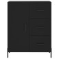 vidaXL Highboard Schwarz 69,5x34x180 cm Holzwerkstoff vidaXL Highboard Schwarz 69,5x34x180 cm Holzwerkstoff