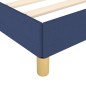 Bettgestell Blau 80x200 cm Stoff Bettgestell Blau 80x200 cm Stoff