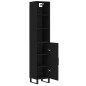 vidaXL Highboard Schwarz 34,5x34x180 cm Holzwerkstoff vidaXL Highboard Schwarz 34,5x34x180 cm Holzwerkstoff