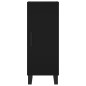 vidaXL Highboard Schwarz 34,5x34x180 cm Holzwerkstoff vidaXL Highboard Schwarz 34,5x34x180 cm Holzwerkstoff