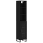 vidaXL Highboard Schwarz 34,5x34x180 cm Holzwerkstoff vidaXL Highboard Schwarz 34,5x34x180 cm Holzwerkstoff