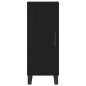 vidaXL Highboard Schwarz 34,5x34x180 cm Holzwerkstoff vidaXL Highboard Schwarz 34,5x34x180 cm Holzwerkstoff