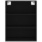 vidaXL Highboard Schwarz 69,5x34x180 cm Holzwerkstoff vidaXL Highboard Schwarz 69,5x34x180 cm Holzwerkstoff