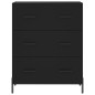 vidaXL Highboard Schwarz 69,5x34x180 cm Holzwerkstoff vidaXL Highboard Schwarz 69,5x34x180 cm Holzwerkstoff