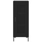 vidaXL Highboard Schwarz 34,5x34x180 cm Holzwerkstoff vidaXL Highboard Schwarz 34,5x34x180 cm Holzwerkstoff