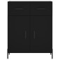 vidaXL Highboard Schwarz 69,5x34x180 cm Holzwerkstoff vidaXL Highboard Schwarz 69,5x34x180 cm Holzwerkstoff