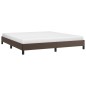Bettgestell Braun 180x200 cm Kunstleder Bettgestell Braun 180x200 cm Kunstleder