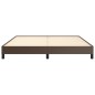 Bettgestell Braun 180x200 cm Kunstleder Bettgestell Braun 180x200 cm Kunstleder