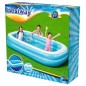 Bestway Aufblasbarer Pool Rechteckig 262x175x51cm Blau und Weiß Bestway Aufblasbarer Pool Rechteckig 262x175x51cm Blau und Weiß