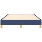 Bettgestell Blau 120x200 cm Stoff Bettgestell Blau 120x200 cm Stoff