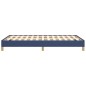 Bettgestell Blau 120x200 cm Stoff Bettgestell Blau 120x200 cm Stoff