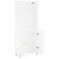 vidaXL Highboard Weiß 69,5x34x180 cm Holzwerkstoff vidaXL Highboard Weiß 69,5x34x180 cm Holzwerkstoff