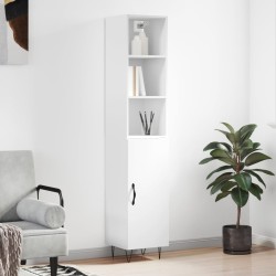vidaXL Highboard Weiß 34,5x34x180 cm Holzwerkstoff
