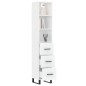 vidaXL Highboard Weiß 34,5x34x180 cm Holzwerkstoff vidaXL Highboard Weiß 34,5x34x180 cm Holzwerkstoff