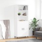 vidaXL Highboard Weiß 69,5x34x180 cm Holzwerkstoff vidaXL Highboard Weiß 69,5x34x180 cm Holzwerkstoff
