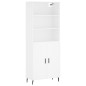 vidaXL Highboard Weiß 69,5x34x180 cm Holzwerkstoff vidaXL Highboard Weiß 69,5x34x180 cm Holzwerkstoff