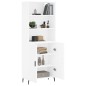 vidaXL Highboard Weiß 69,5x34x180 cm Holzwerkstoff vidaXL Highboard Weiß 69,5x34x180 cm Holzwerkstoff