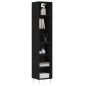vidaXL Highboard Schwarz 34,5x32,5x180 cm Holzwerkstoff vidaXL Highboard Schwarz 34,5x32,5x180 cm Holzwerkstoff