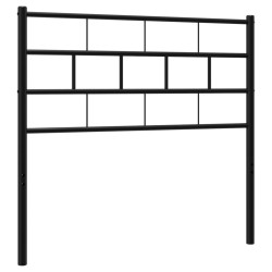 vidaXL Kopfteil Metall Schwarz 100 cm