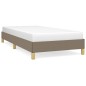 Bettgestell Taupe 80x200 cm Stoff Bettgestell Taupe 80x200 cm Stoff