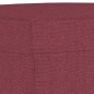 vidaXL 3-tlg. Sofagarnitur mit Kissen Weinrot Stoff vidaXL 3-tlg. Sofagarnitur mit Kissen Weinrot Stoff
