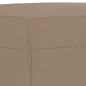 vidaXL 3-tlg. Sofagarnitur mit Kissen Cappuccino-Braun Kunstleder vidaXL 3-tlg. Sofagarnitur mit Kissen Cappuccino-Braun Kunstleder