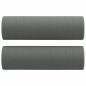 vidaXL 3-tlg. Sofagarnitur mit Kissen Dunkelgrau Stoff vidaXL 3-tlg. Sofagarnitur mit Kissen Dunkelgrau Stoff