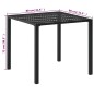 vidaXL 3-tlg. Bistro-Set Stahl Schwarz vidaXL 3-tlg. Bistro-Set Stahl Schwarz