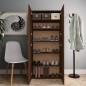 vidaXL Schuhschrank Braun Eichen-Optik 80x35,5x180 cm Holzwerkstoff vidaXL Schuhschrank Braun Eichen-Optik 80x35,5x180 cm Holzwerkstoff