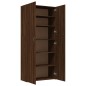 vidaXL Schuhschrank Braun Eichen-Optik 80x35,5x180 cm Holzwerkstoff vidaXL Schuhschrank Braun Eichen-Optik 80x35,5x180 cm Holzwerkstoff