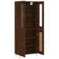 Highboard Braun Eichen-Optik 69,5x34x180 cm Holzwerkstoff Highboard Braun Eichen-Optik 69,5x34x180 cm Holzwerkstoff
