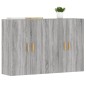 vidaXL Wandschränke 2 Stk. Grau Sonoma Holzwerkstoff vidaXL Wandschränke 2 Stk. Grau Sonoma Holzwerkstoff