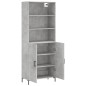 vidaXL Highboard Betongrau 69,5x34x180 cm Holzwerkstoff vidaXL Highboard Betongrau 69,5x34x180 cm Holzwerkstoff