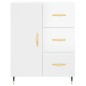 vidaXL Highboard Hochglanz-Weiß 69,5x34x180 cm Holzwerkstoff vidaXL Highboard Hochglanz-Weiß 69,5x34x180 cm Holzwerkstoff
